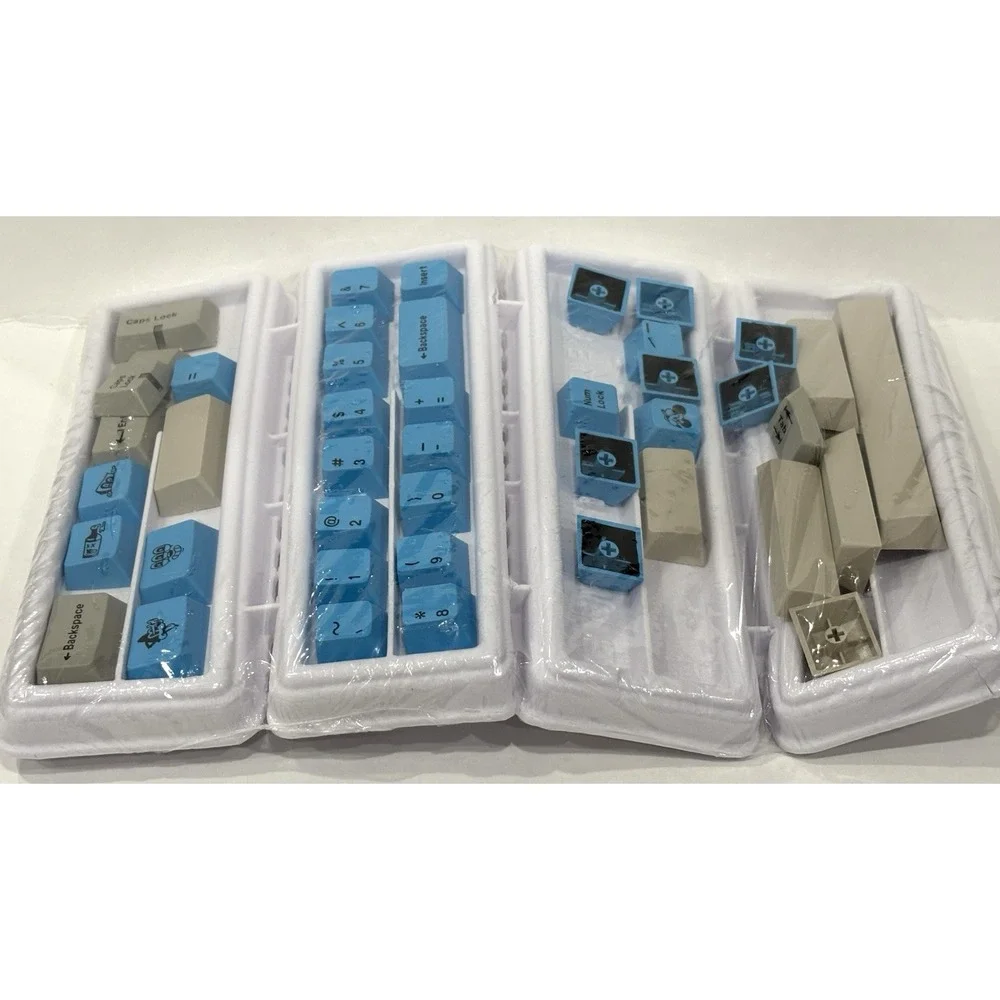 BMG FPTK2063/C Rubberhose CYL Base Keycap Set Blue Gray 221-Piece New